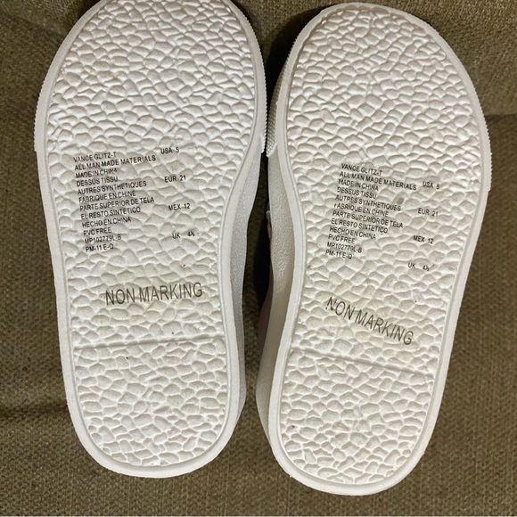 Stuart Weitzman Vance Glitz-t Pink Slip-On Platform Fashion Sneakers - Picture 4 of 4